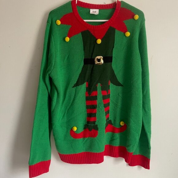 Ugly Christmas Sweater – Elf Costume Design - Picture 1 of 7
